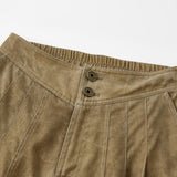 Famecoco Washed Lyocell A-Line Midi Skirt