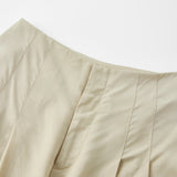 Famecoco Lyocell-Linen Blend High-Waisted Straight-Leg Pants
