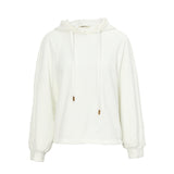 Famecoco Jacquard Patchwork Embroidered Hoodie