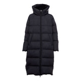 Famecoco Stylish Long Hooded Down Puffer Coat