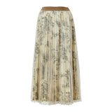 Famecoco Ink Landscape Mesh Skirt