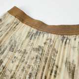 Famecoco Ink Landscape Mesh Skirt