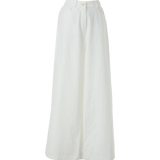 Famecoco Botanical Jacquard Wide-Leg Pants