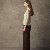 Famecoco Classic Wool Blend Sleeveless Top