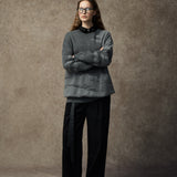 Famecoco Classic Relaxed Wool-Blend Pullover Sweater