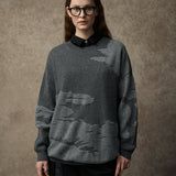 Famecoco Classic Relaxed Wool-Blend Pullover Sweater