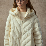 Famecoco Hooded Lightweight Quilted Down Jacket