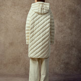 Famecoco Hooded Lightweight Quilted Down Jacket