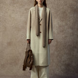 Famecoco Gradient Wool Lapel Coat