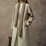 Famecoco Gradient Wool Lapel Coat