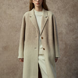 Famecoco Gradient Wool Lapel Coat