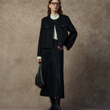 Famecoco Signature 100% Wool Cropped Jacket