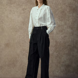Famecoco Classic Relaxed Fit Straight-Leg Trousers