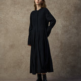 Famecoco Wool-Blend Open Front Dress