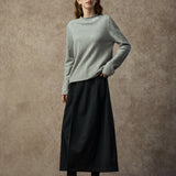Famecoco Hand-Embroidered Wool Blend Pullover Sweater