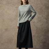 Famecoco Hand-Embroidered Wool Blend Pullover Sweater