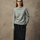 Famecoco Hand-Embroidered Wool Blend Pullover Sweater