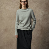 Famecoco Hand-Embroidered Wool Blend Pullover Sweater