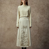 Famecoco Phoenix Embroidered Detachable Mamian Skirt