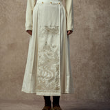 Famecoco Phoenix Embroidered Detachable Mamian Skirt