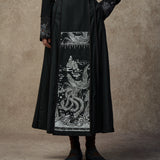 Famecoco Phoenix Embroidered Detachable Mamian Skirt