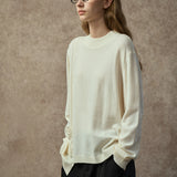 Famecoco Wool-Blend Mock Neck Patchwork Sweater