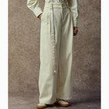 Famecoco Classic Relaxed Fit Straight-Leg Trousers
