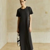 Famecoco Signature Relaxed Fit A-Line Maxi Dress