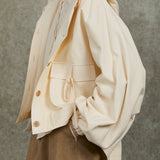 Famecoco 100% Cotton Utility Hooded Jacket