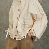 Famecoco 100% Cotton Utility Hooded Jacket