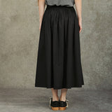 Famecoco Flowy A-Line Maxi Skirt