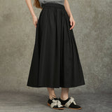 Famecoco Flowy A-Line Maxi Skirt