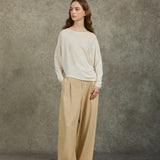 Famecoco Mulberry Silk Pullover Sweater