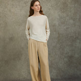 Famecoco Mulberry Silk Pullover Sweater