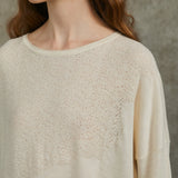 Famecoco Mulberry Silk Pullover Sweater