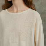 Famecoco Mulberry Silk Pullover Sweater