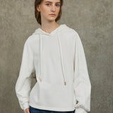 Famecoco Jacquard Patchwork Embroidered Hoodie