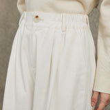 Famecoco 100% Cotton Wide-Leg Pants
