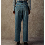 Famecoco High-Waisted Wide-Leg Relaxed Fit Jeans
