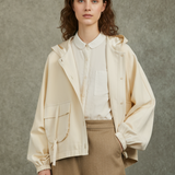 Famecoco 100% Cotton Utility Hooded Jacket