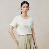 Famecoco Embroidered Cotton-Blend T-Shirt