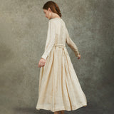 Famecoco Vintage-Inspired Vintage Jacquard Midi Dress