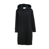 Famecoco Hooded Cotton-Blend Trench Coat