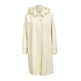 Famecoco Hooded Cotton-Blend Trench Coat