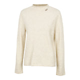 Famecoco Hand-Embroidered Wool Blend Pullover Sweater