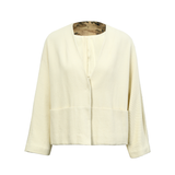 Famecoco 100% Cotton Chic Short Jacket