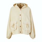 Famecoco 100% Cotton Utility Hooded Jacket