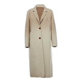 Famecoco Gradient Wool Lapel Coat