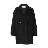 Famecoco Signature Double-Faced Wool Lapel Coat
