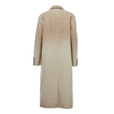 Famecoco Gradient Wool Lapel Coat